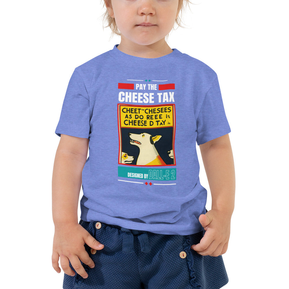 Protest Art (Cheese Tax) - Toddler Short Sleeve Tee