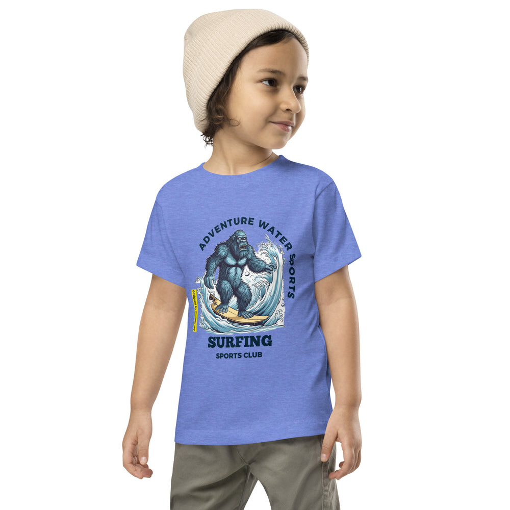 Bigfoot (Surfing) - Toddler Short Sleeve Tee
