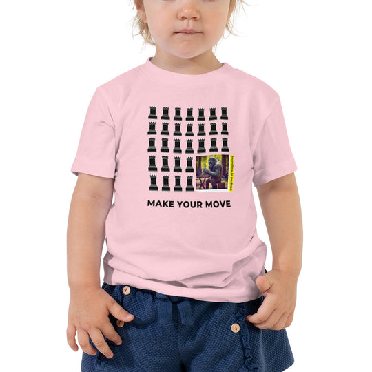 Bigfoot (Playing Chess) -Toddler Short Sleeve Tee