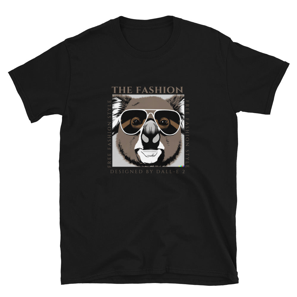 Vintage Animal Portraits (Koala Sunglasses) - Short-Sleeve Unisex T-Shirt