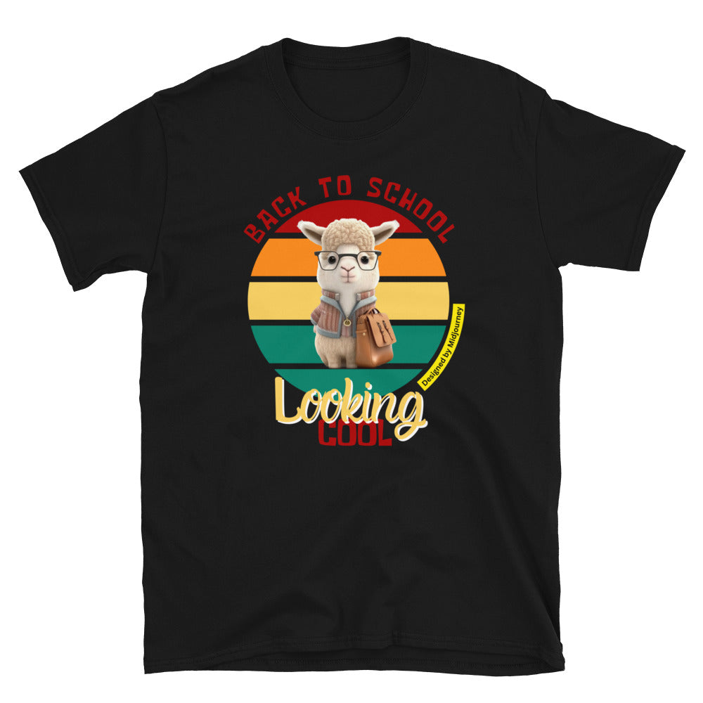 Back To School (Llama) - Short-Sleeve Unisex T-Shirt