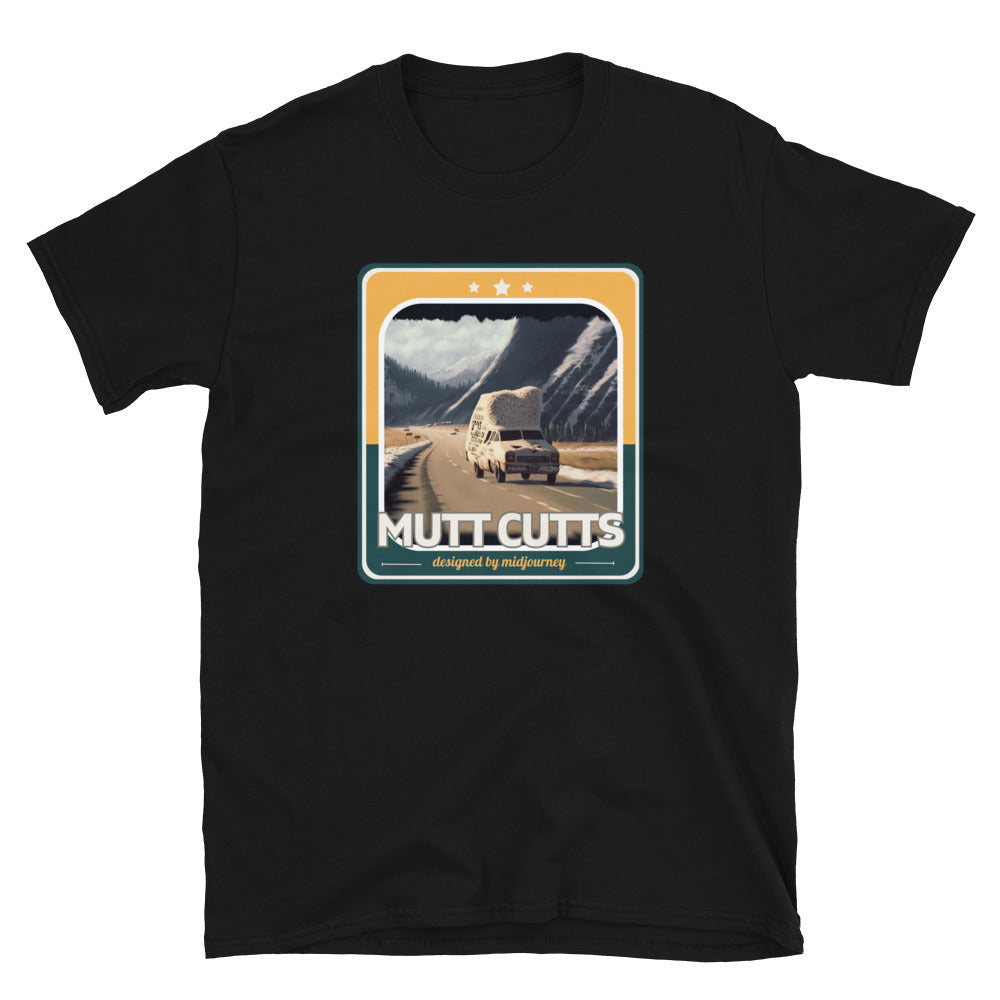 Iconic Movie Vehicles (Mutt Cutts) - Short-Sleeve Unisex T-Shirt