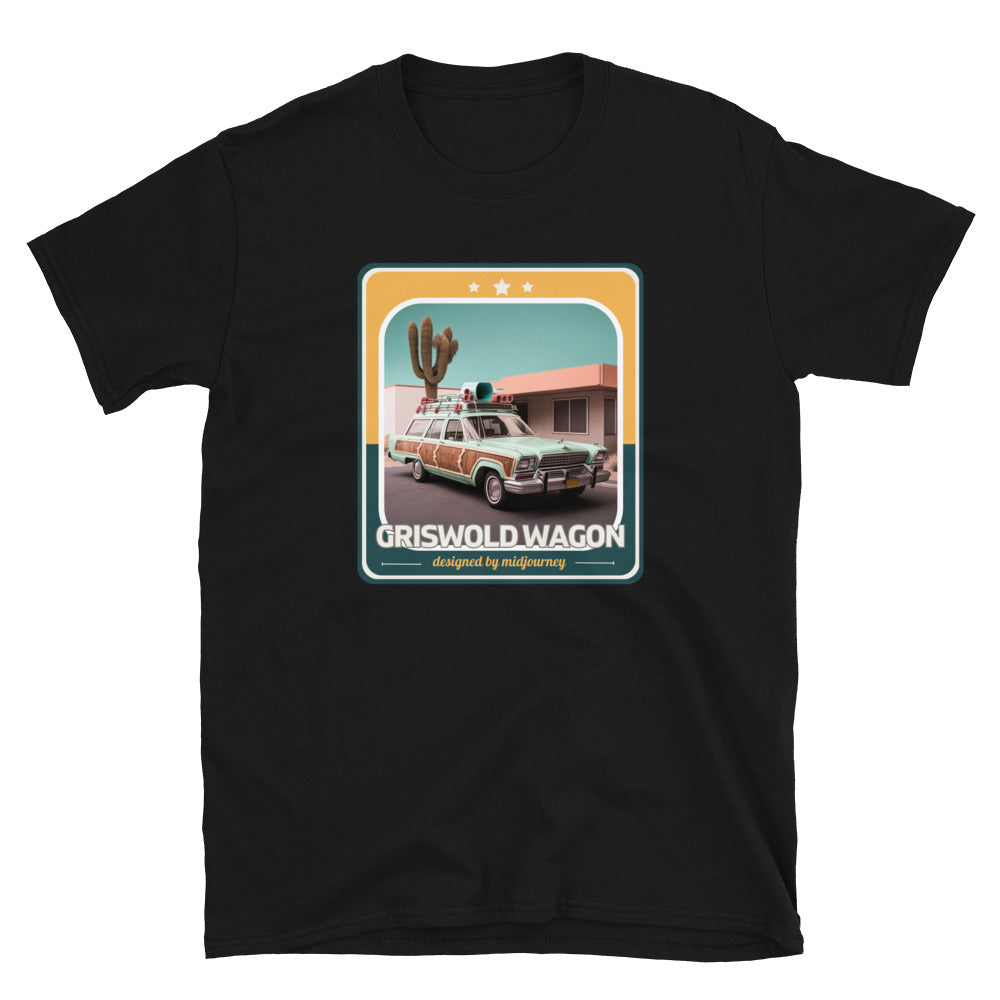 Iconic Movie Vehicles (Griswold Wagon) - Short-Sleeve Unisex T-Shirt