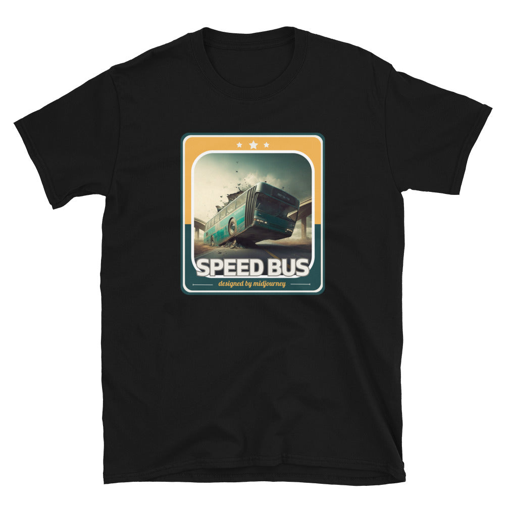 Iconic Movie Vehicles (Speed Bus) - Short-Sleeve Unisex T-Shirt