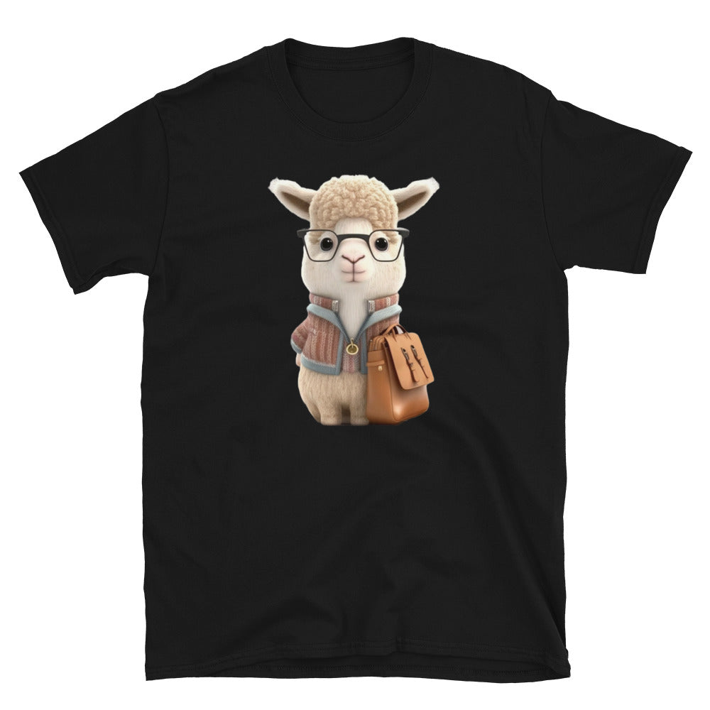 First Day of School (Llama) - Short-Sleeve Unisex T-Shirt