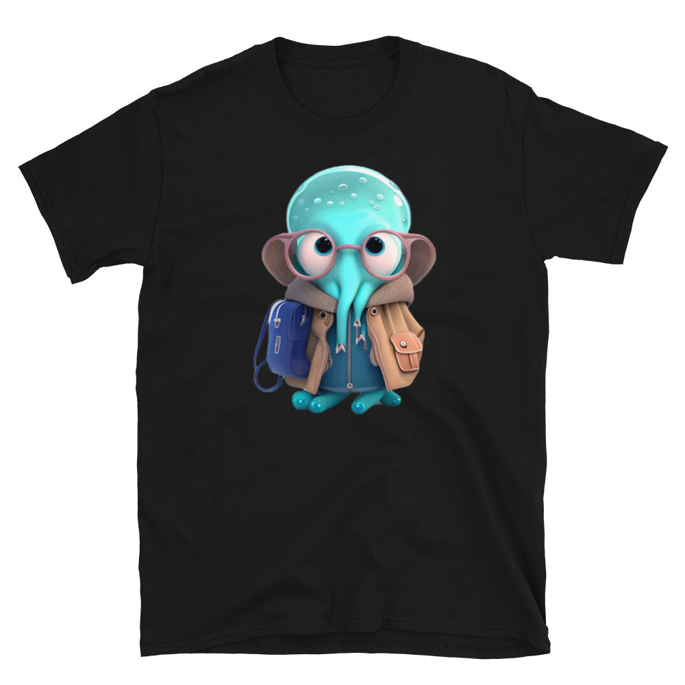 First Day of School (Octopus) - Short-Sleeve Unisex T-Shirt