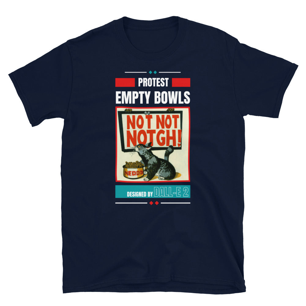 Protest Art (Empty Bowls) - Short-Sleeve Unisex T-Shirt