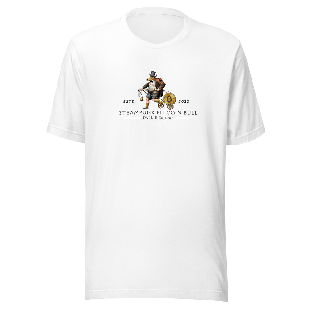 Steampunk Bitcoin Bull - DALL-E Collection - Unisex t-shirt