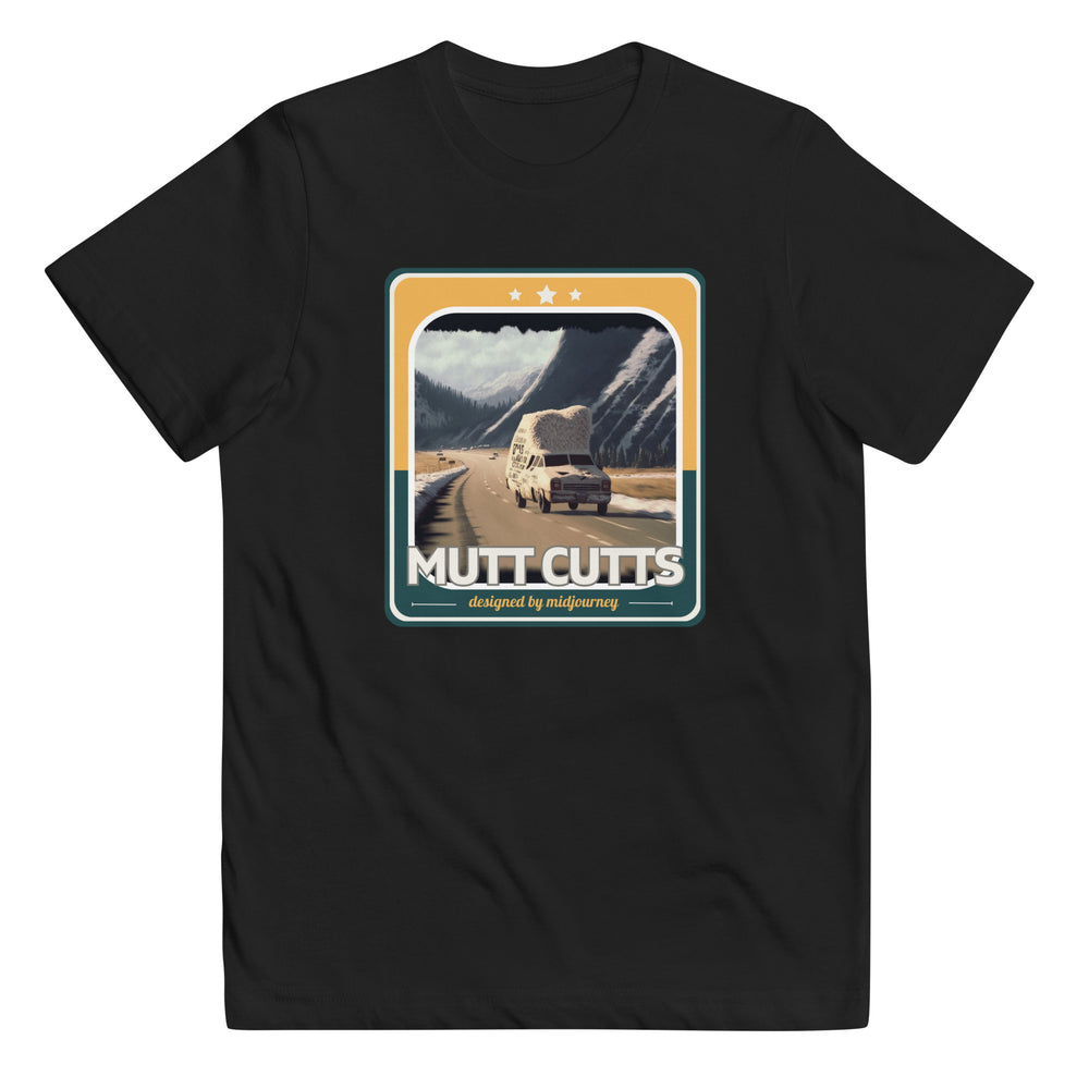 Iconic Movie Vehicles (Mutt Cutts) - Youth jersey t-shirt
