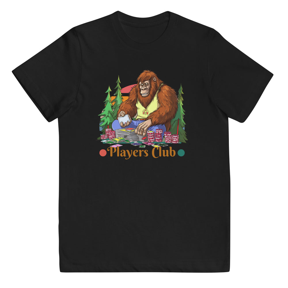 Bigfoot (Playing Poker) - Youth jersey t-shirt