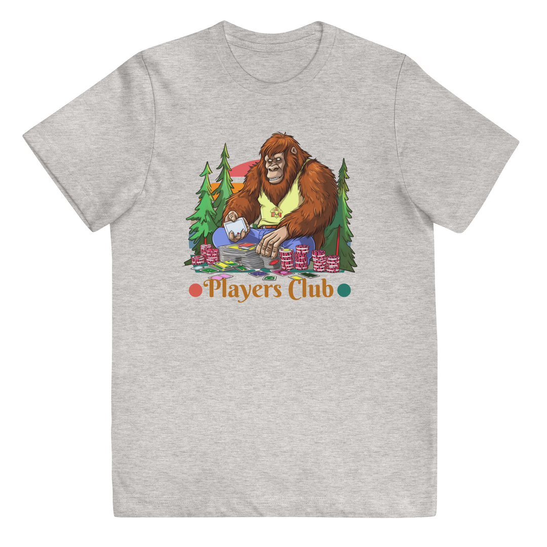 Bigfoot (Playing Poker) - Youth jersey t-shirt