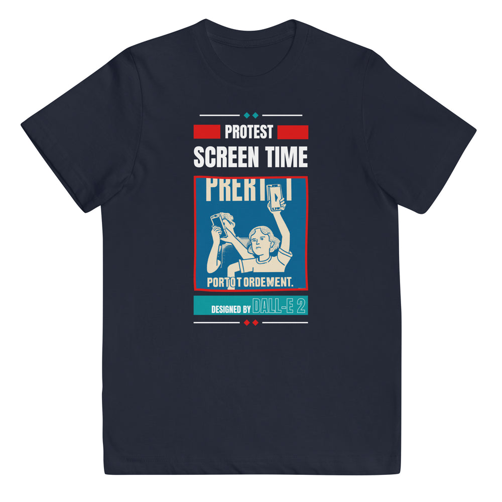 Protest Art (Screen time) - Youth jersey t-shirt